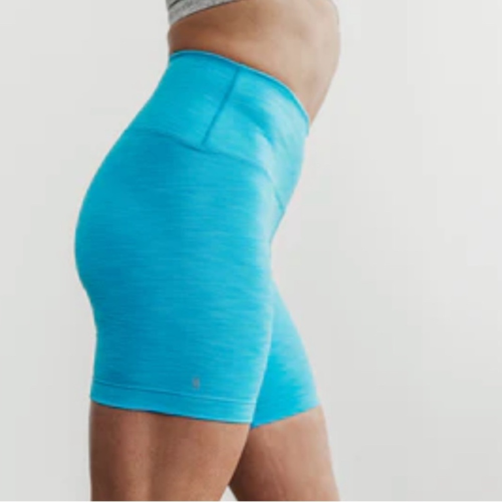 NOBULL Neon Blue High-Rise Shorts